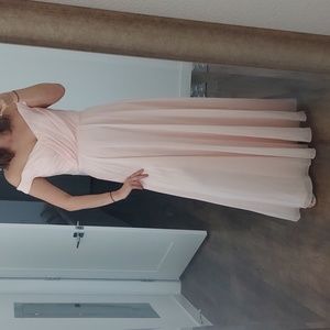 David's bridal bridesmaid dress color petal